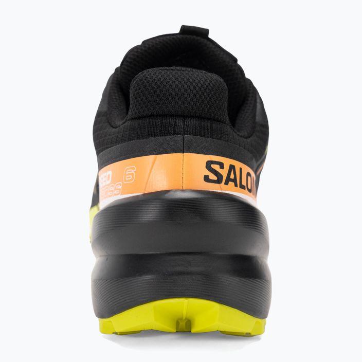Men's running shoes Salomon Speedcross 6 GTX black/sulphur spring/bird of paradise 6