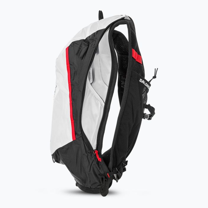 Salomon Cross 4 l white/black running backpack 6