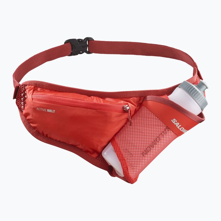 Salomon Active Belt 3D Bottle high risk red/red dahlia running belt