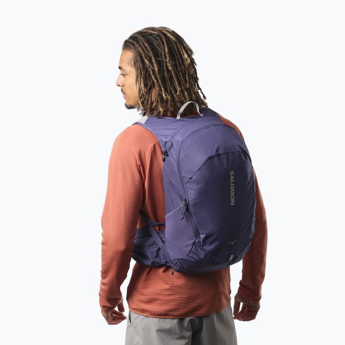 Salomon Trailblazer 20 l hiking backpack mazarine blue/ghost gray 3