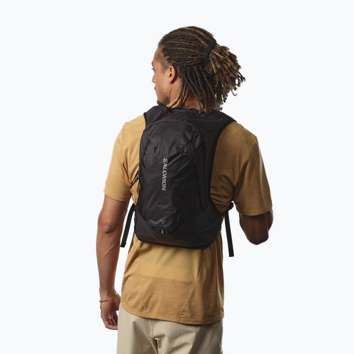Salomon Cross 12 l black running backpack 6