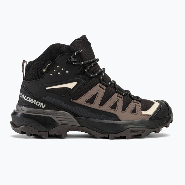Women's hiking boots Salomon X Ultra 360 MID GTX black/plum kitten/shale 2