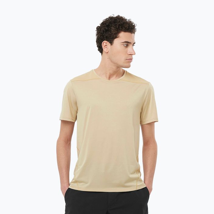 Men's Salomon Outline white pepper trekking t-shirt