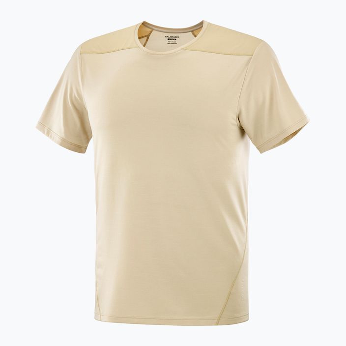 Men's Salomon Outline white pepper trekking t-shirt 4