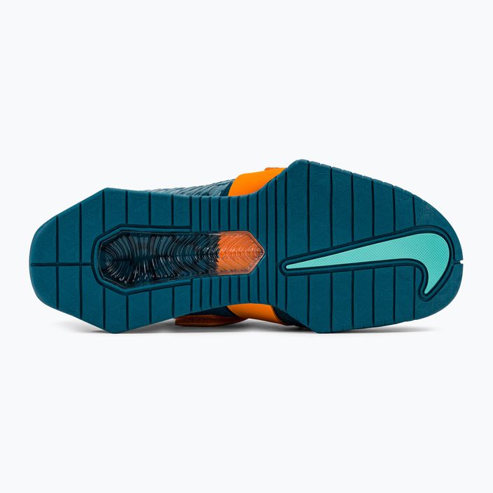 Nike Romaleos 4 blue/orange weightlifting shoes 5