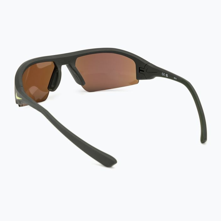 Nike Skylon Ace 22 matte sequoia/brown w/green mirror sunglasses 2