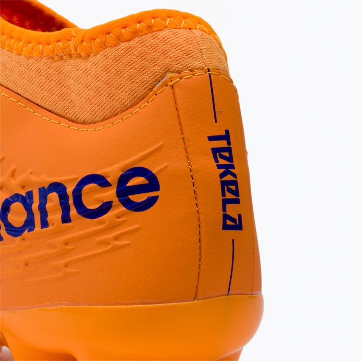 Children's football boots New Balance Tekela V3+ Magique FG orange JST3FD35.M.045 8