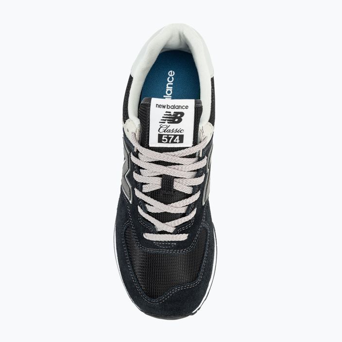 New Balance ML574 black NBML574EVB men's shoes 6