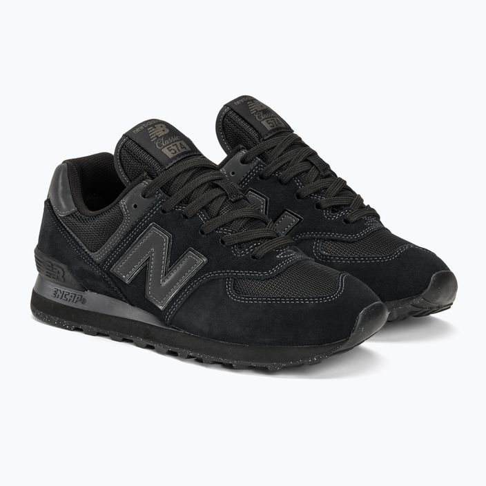 New Balance men's shoes ML574 black NBML574EVE 4