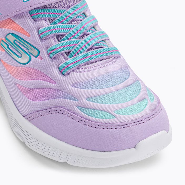 SKECHERS Microspec Max Airy Color lavender/multi children's training shoes 7