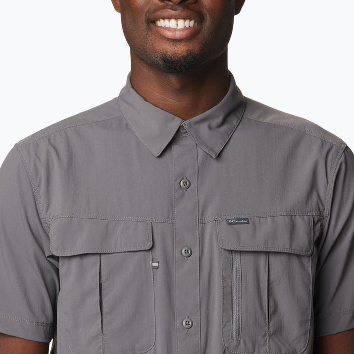 Columbia Newton Ridge II dark grey men's shirt 2030681 4