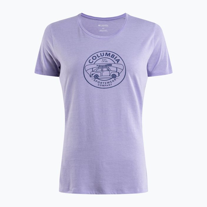 Women's trekking shirt Columbia Daisy Days Graphic purple 1934592535 6