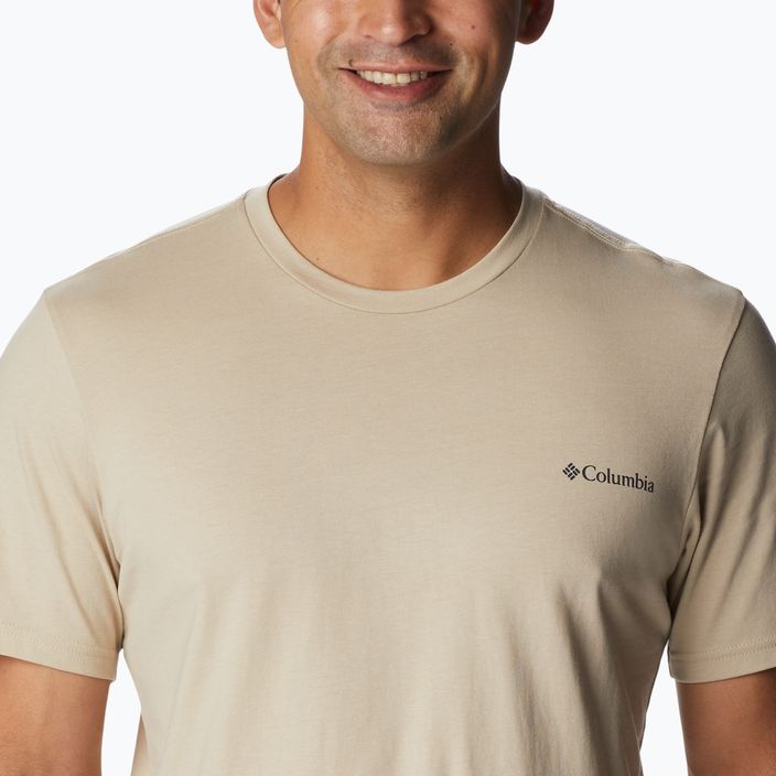 Columbia Rapid Ridge Back Graphic men's trekking shirt beige 1934824274 4