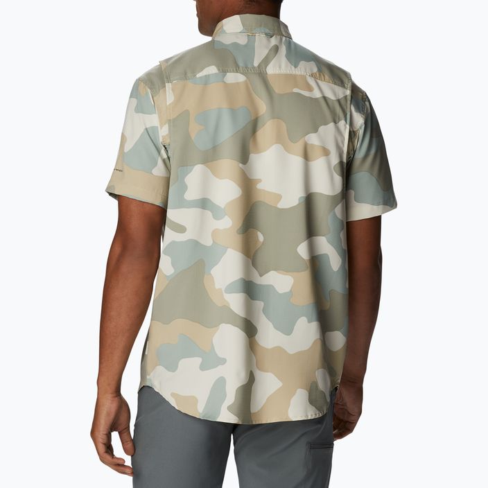 Men's Columbia Utilizer Printed Woven Niagara Mod Camo trekking shirt 1990825 2
