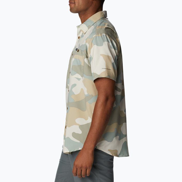Men's Columbia Utilizer Printed Woven Niagara Mod Camo trekking shirt 1990825 3