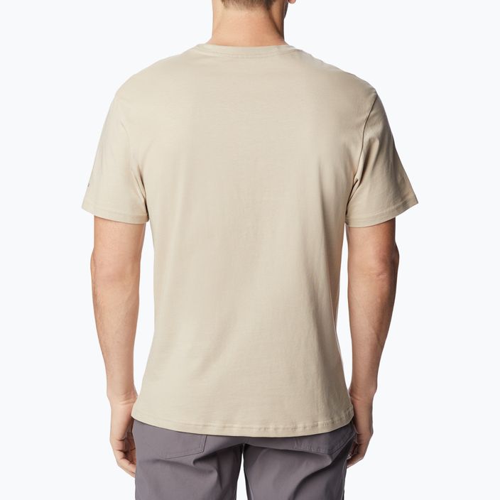 Columbia Rapid Ridge Graphic men's trekking shirt beige 1888813273 2