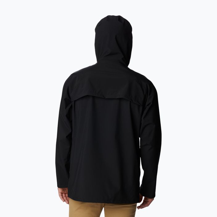Men's Columbia Ibex II rain jacket black 2036921010 2