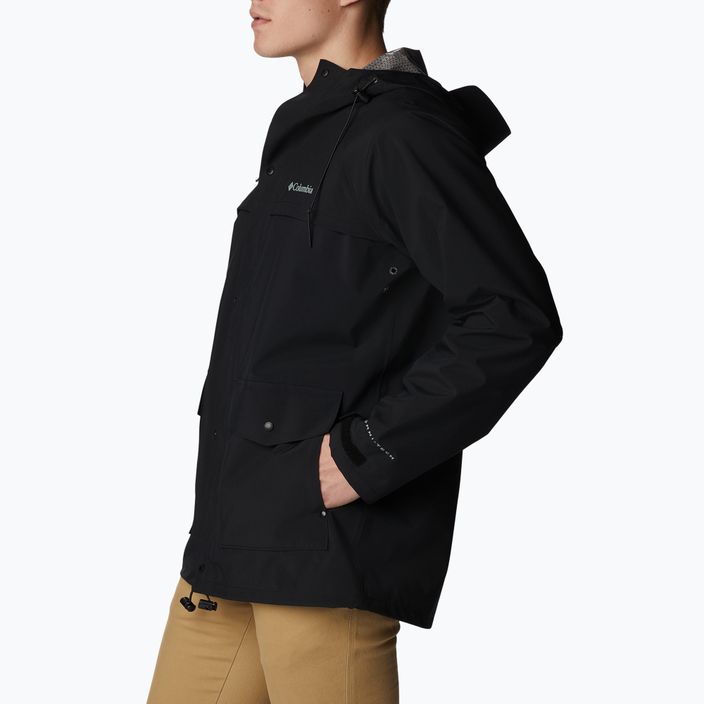 Men's Columbia Ibex II rain jacket black 2036921010 5