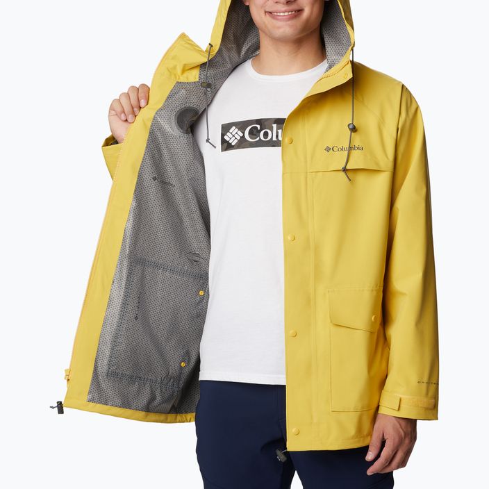 Men's Columbia Ibex II rain jacket yellow 2036921742 4