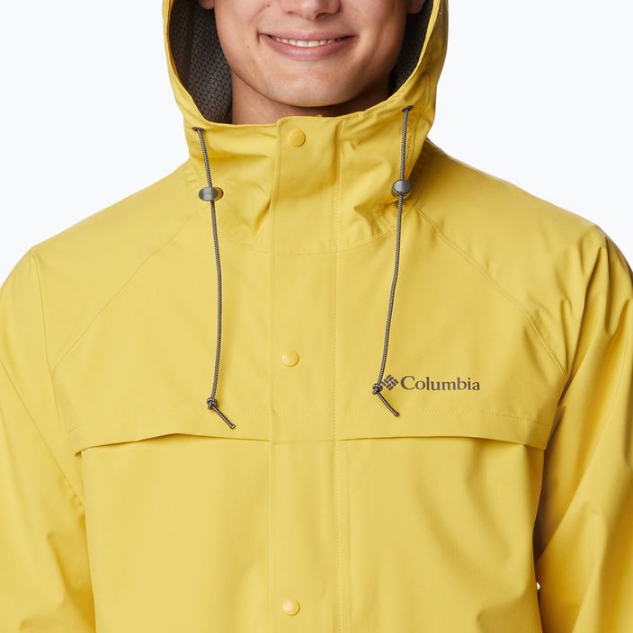 Men's Columbia Ibex II rain jacket yellow 2036921742 6