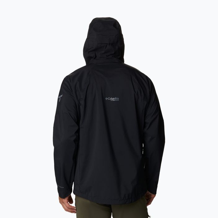 Columbia Mazama Trail men's rain jacket black 2034451 2