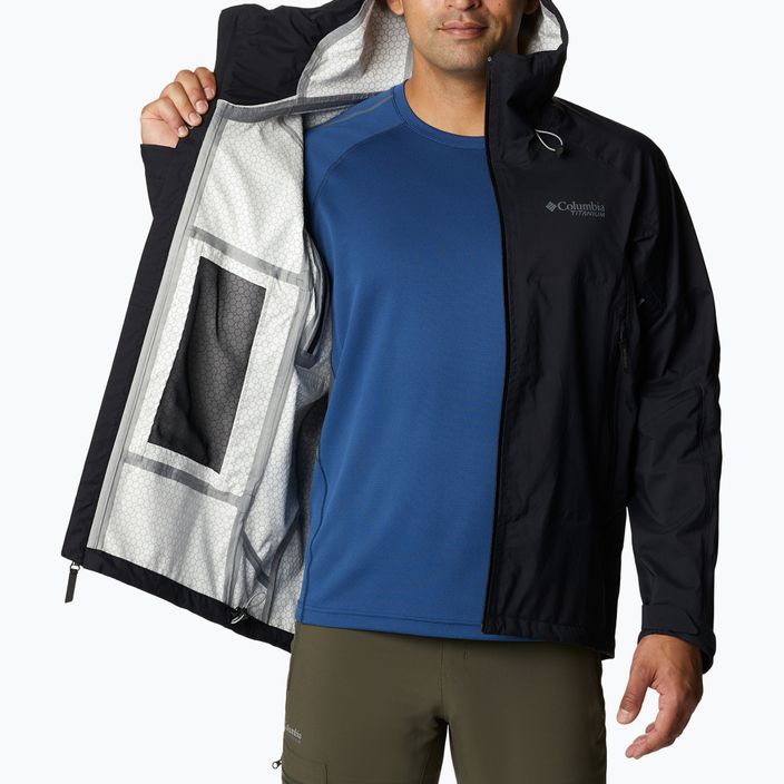 Columbia Mazama Trail men's rain jacket black 2034451 3