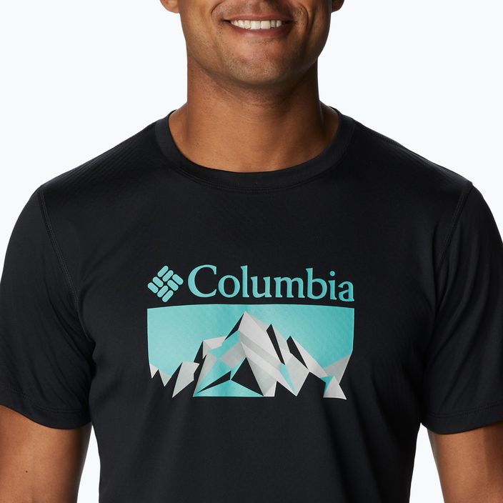 Columbia Zero Rules Grph men's trekking shirt black 1533291019 4