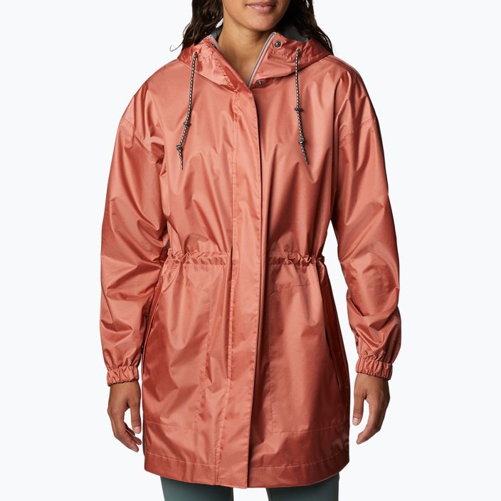Columbia Splash Side women's rain jacket orange 1931651 6