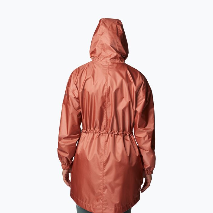 Columbia Splash Side women's rain jacket orange 1931651 7