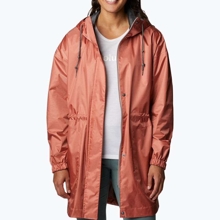 Columbia Splash Side women's rain jacket orange 1931651 8