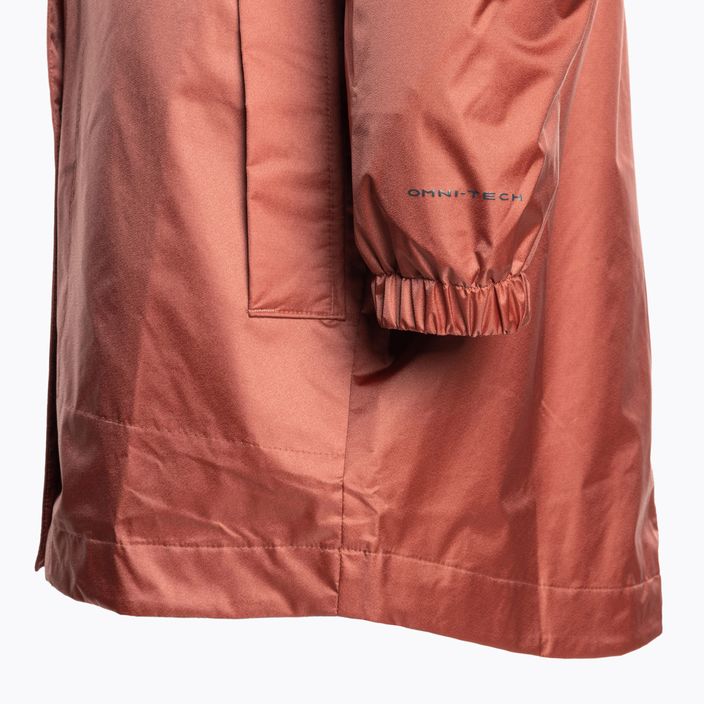 Columbia Splash Side women's rain jacket orange 1931651 4