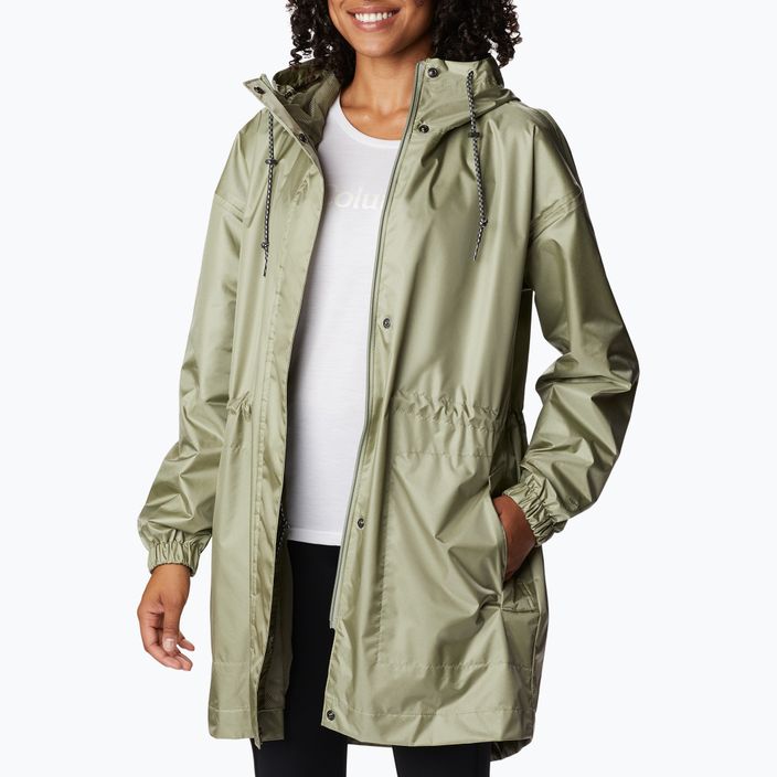 Columbia Splash Side women's rain jacket green 1931651 6