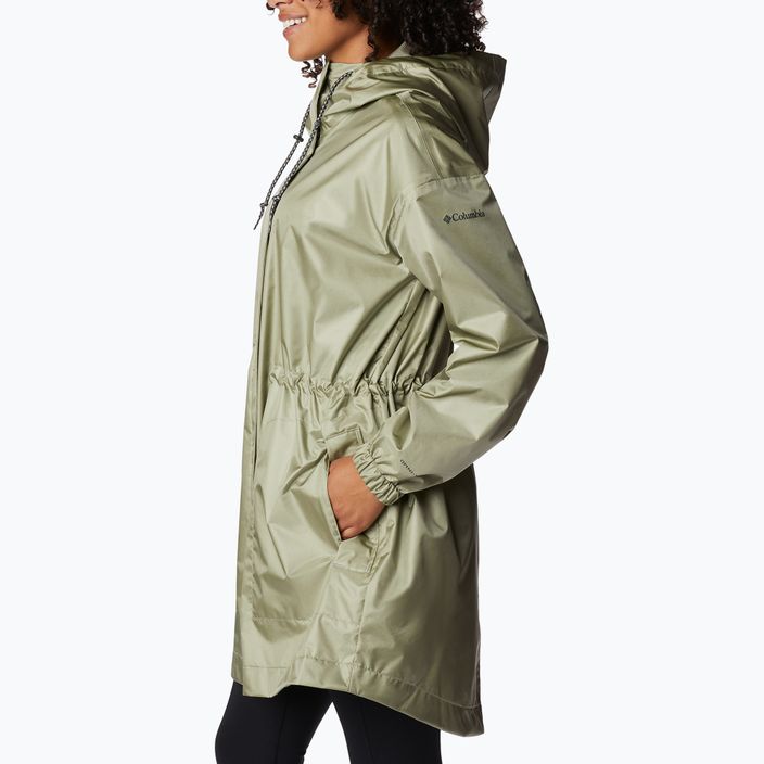 Columbia Splash Side women's rain jacket green 1931651 10