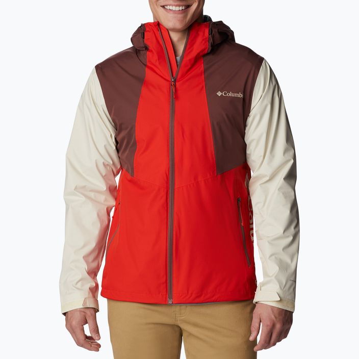 Columbia Inner Limits II men's rain jacket red-beige 1893991839 3