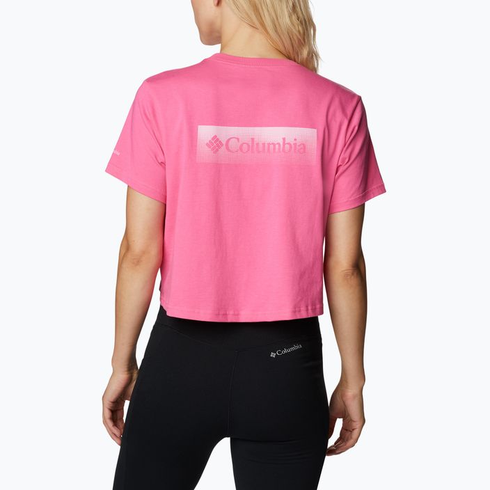 Columbia North Cascades Cropped pink women's trekking shirt 1930051656 2