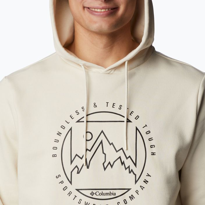 Columbia CSC Graphic Hoodie men's trekking sweatshirt beige 2040621 5