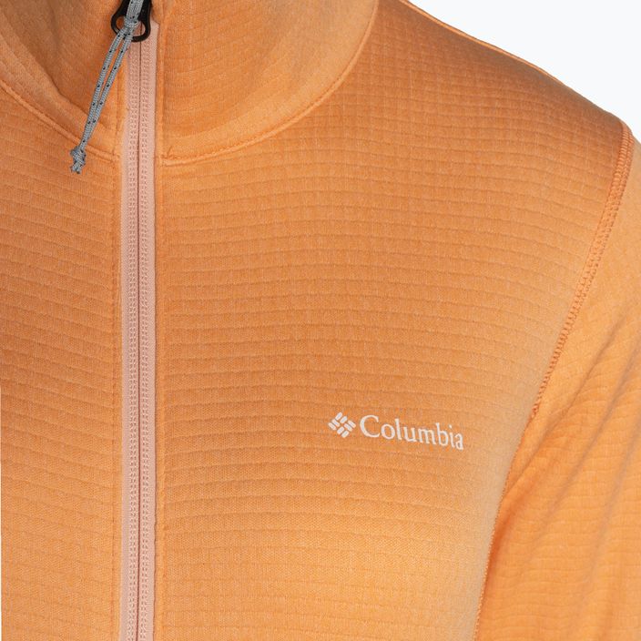 Columbia women's trekking sweatshirt Park View Grid Fleece orange 1959713 10