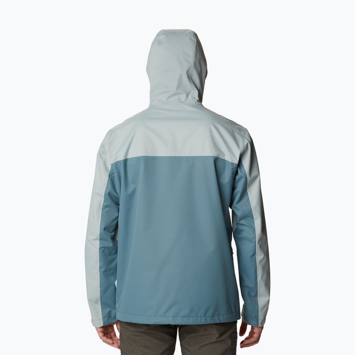 Columbia men's Hikebound rain jacket blue 1988621 2