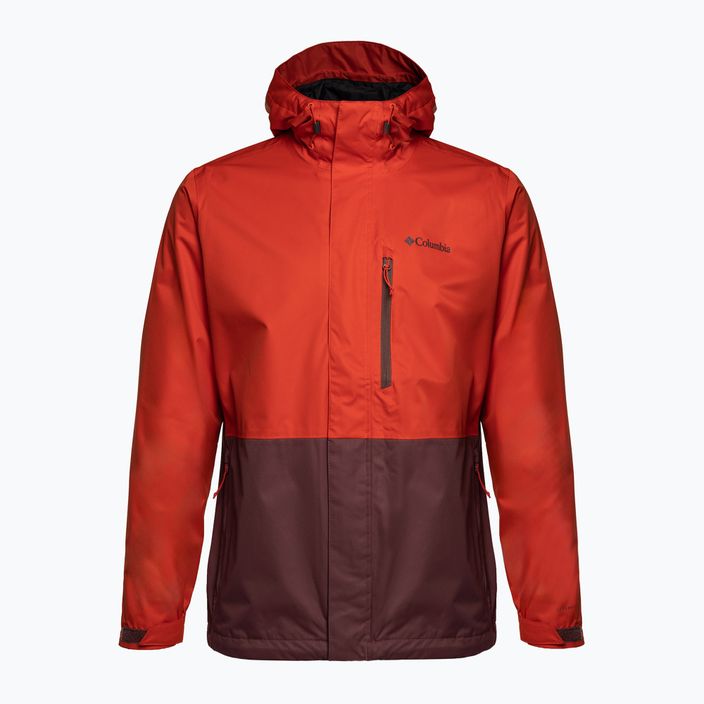 Columbia men's Hikebound rain jacket red 1988621839