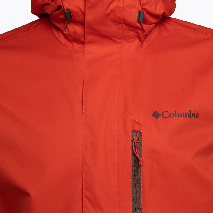 Columbia men's Hikebound rain jacket red 1988621839 3
