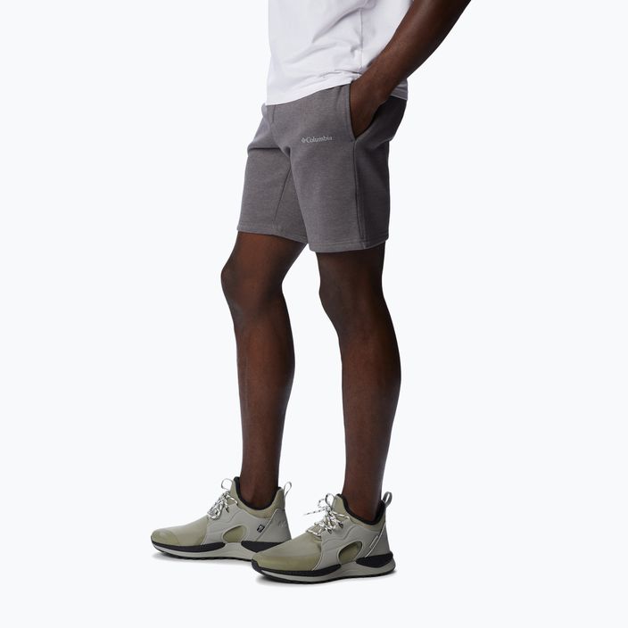 Men's Columbia Logo Fleece grey trekking shorts 1884601023 4