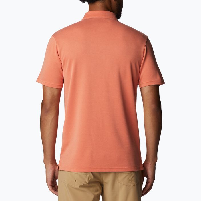 Columbia Nelson Point men's polo shirt orange 1772721849 2
