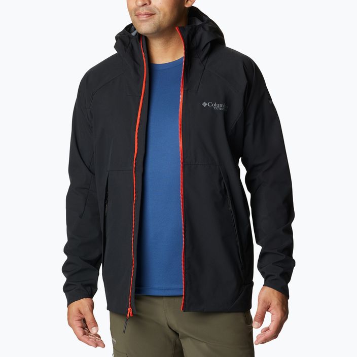 Columbia Platinum Peak men's softshell jacket black 2034431010 4