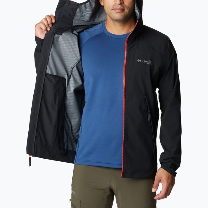 Columbia Platinum Peak men's softshell jacket black 2034431010 9