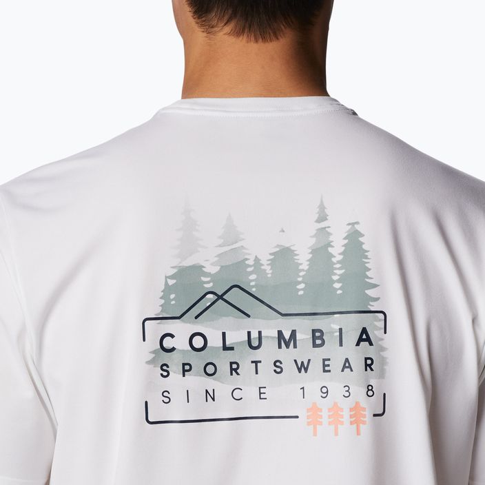 Columbia Legend Trail men's trekking shirt white 2036533 5