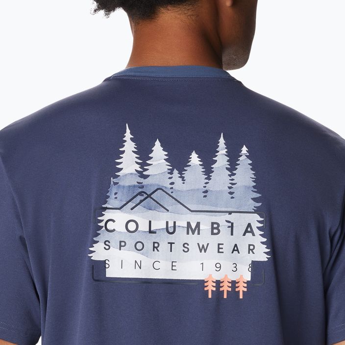 Columbia Legend Trail men's trekking shirt navy blue 2036533 5