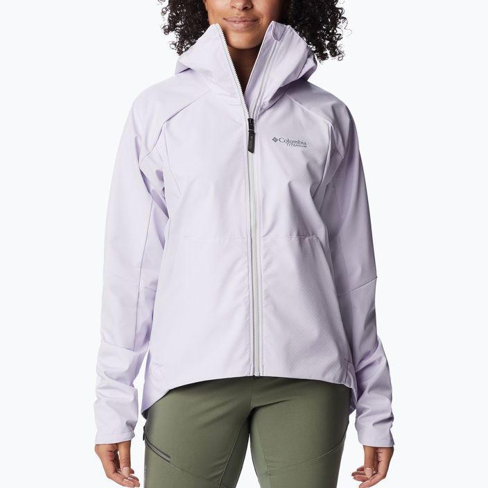 Columbia Platinum Peak women's softshell jacket purple 2035021568