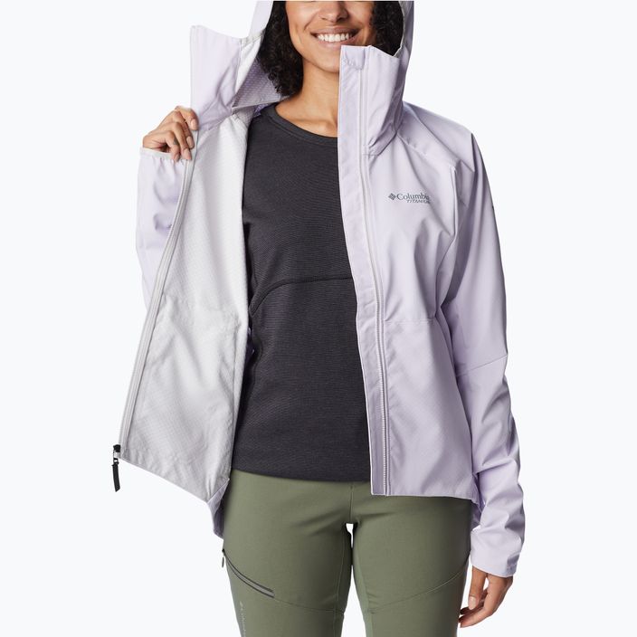 Columbia Platinum Peak women's softshell jacket purple 2035021568 5