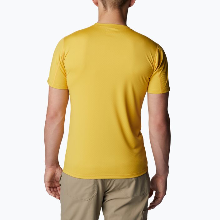 Columbia Zero Rules men's trekking shirt yellow 1533313742 2