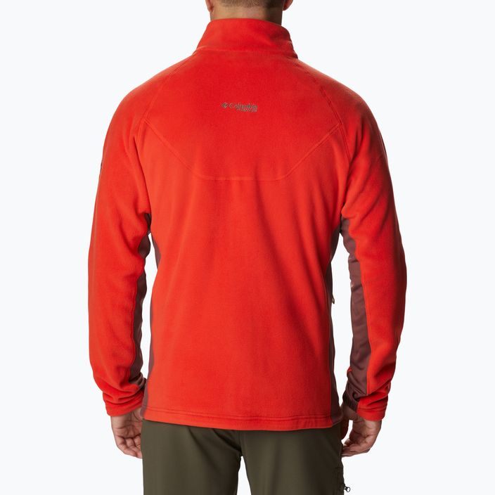 Columbia men's Titan Pass 2.0 II fleece sweatshirt red 1866422839 2